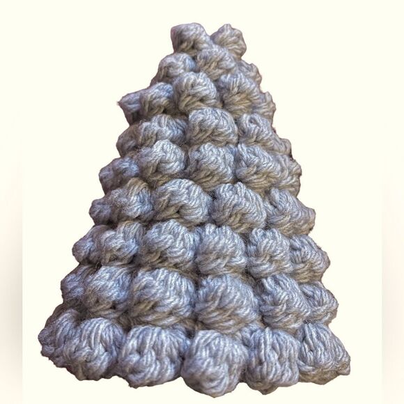 Handmade crochet Christmas tree small size decorations holiday decor evergreen - Picture 5 of 9